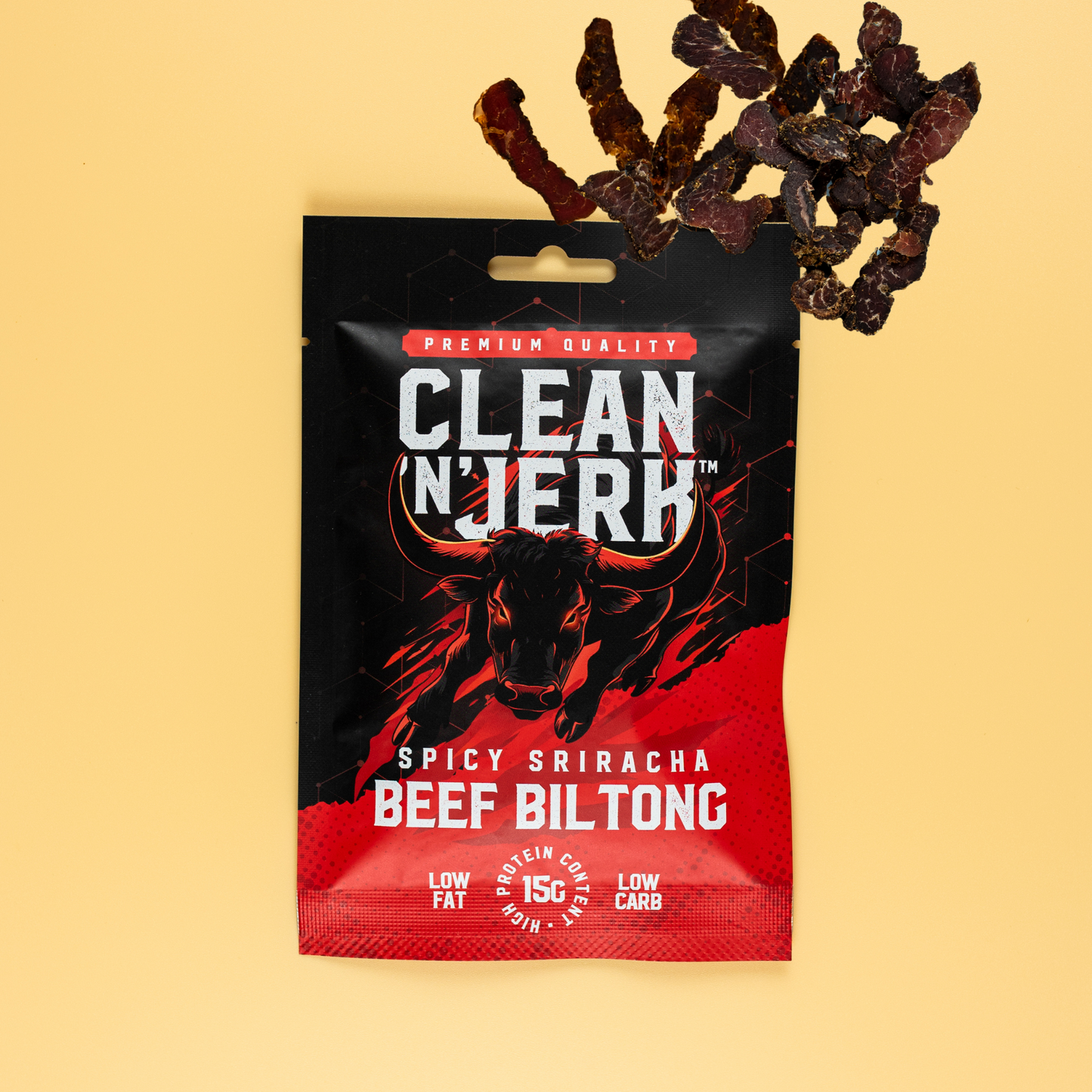 Spicy Sriracha Biltong 28g - 10 pack
