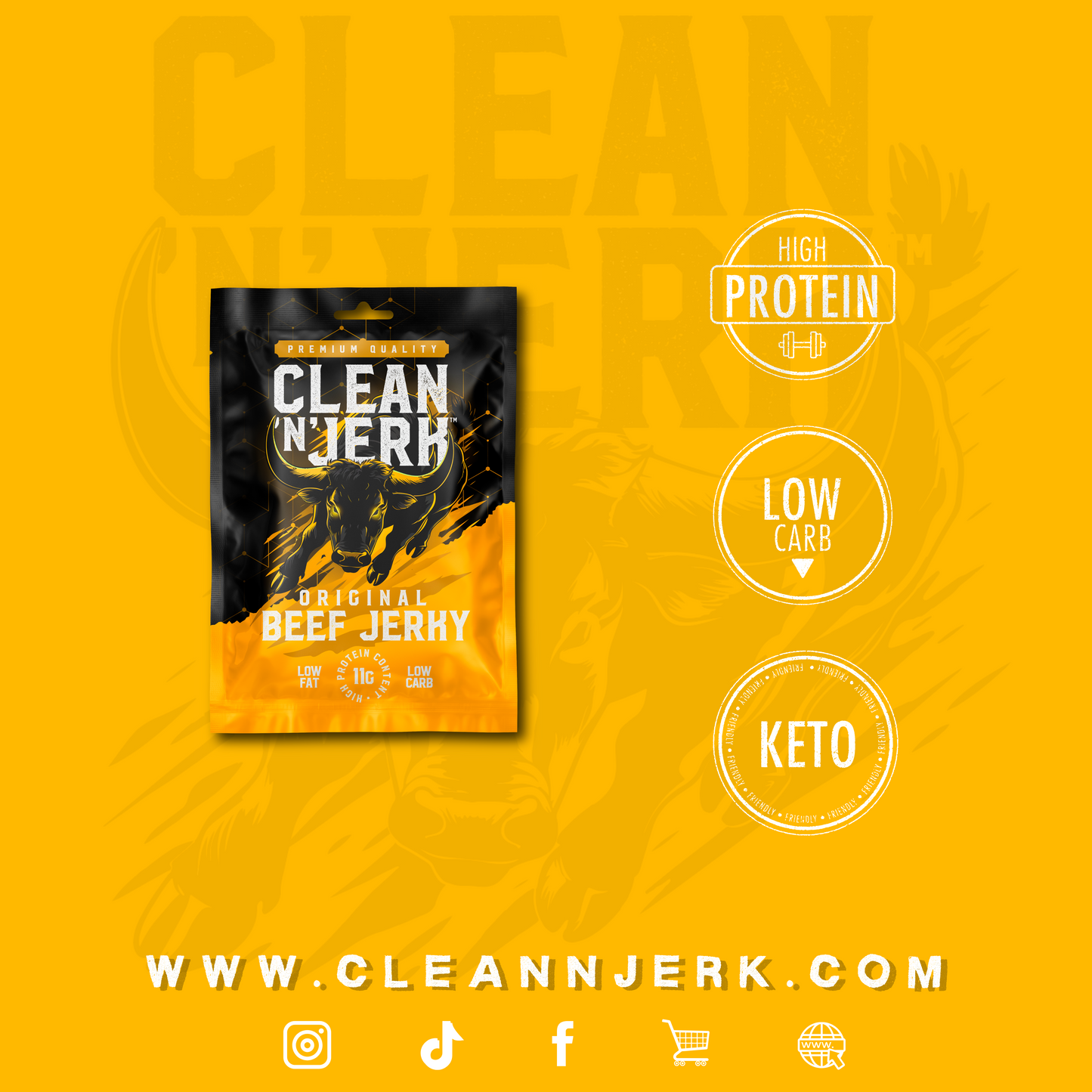 Beef Jerky Original & Sweet Hot mixed box – 10 x 28g Pack