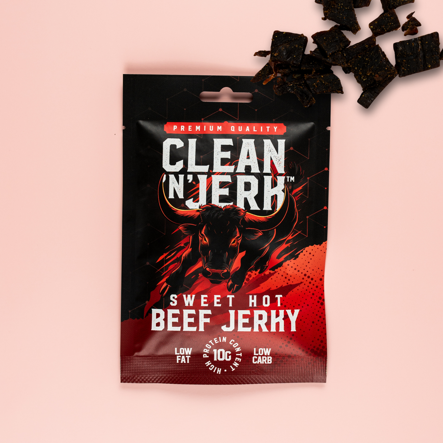 Sweet Hot Beef Jerky 28g -5 Pack