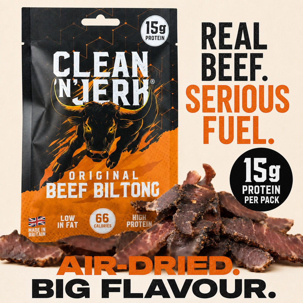 Original Beef Biltong 28g - 10 pack