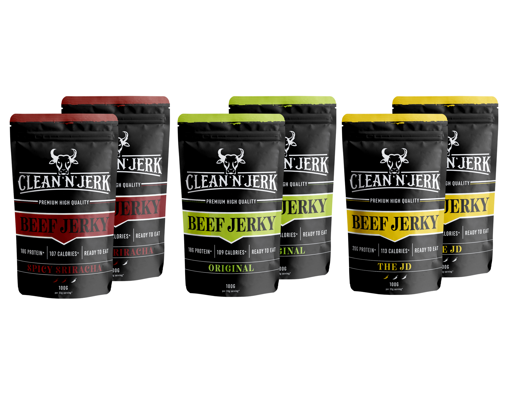 UK Beef Jerky Bundle | UK Beef Jerky | Clean 'N' Jerk