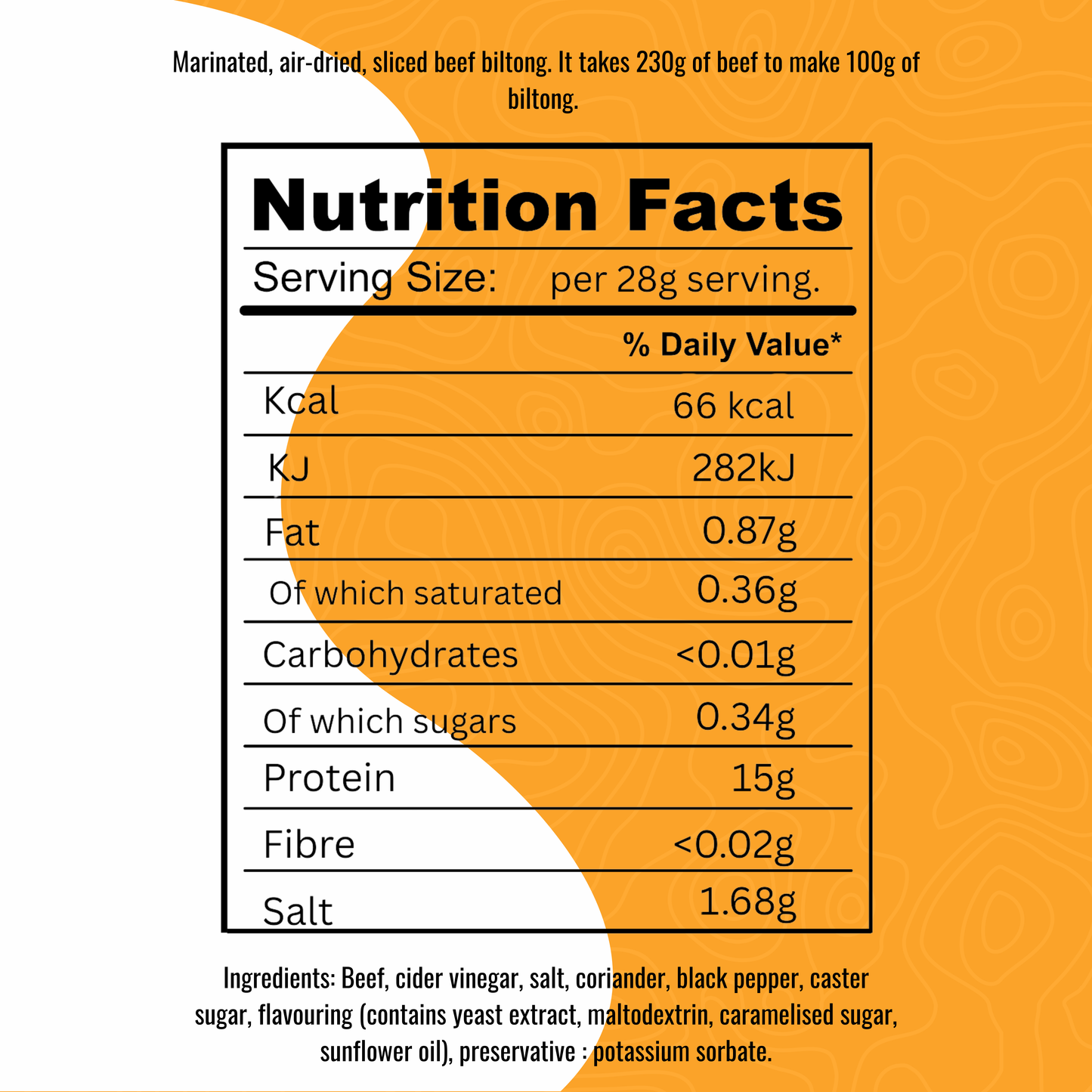 Original Beef Biltong 28g - 5 pack