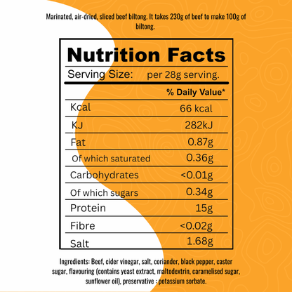 Original Beef Biltong 28g - 5 pack