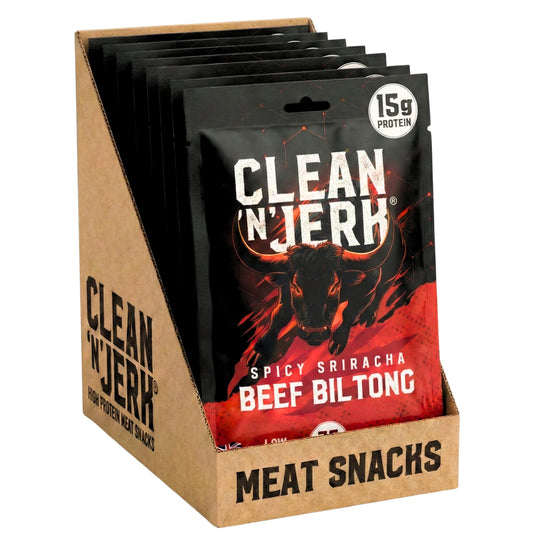 Spicy Sriracha Beef Biltong 28g - 10 pack