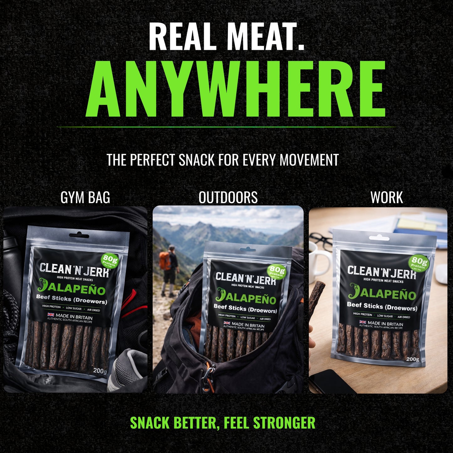 Jalapeño Droewors/ Beef Sticks