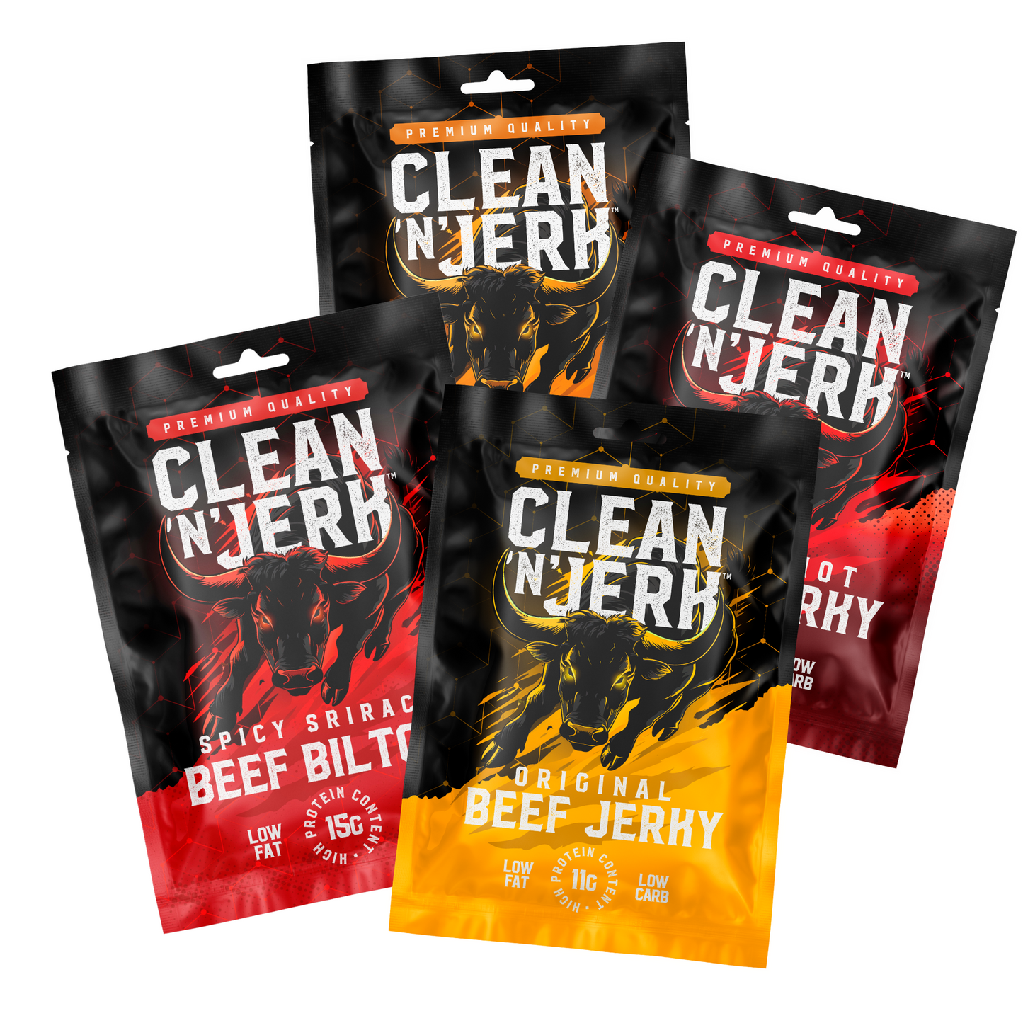 10 Pack Mixed Box of Jerky and Biltong