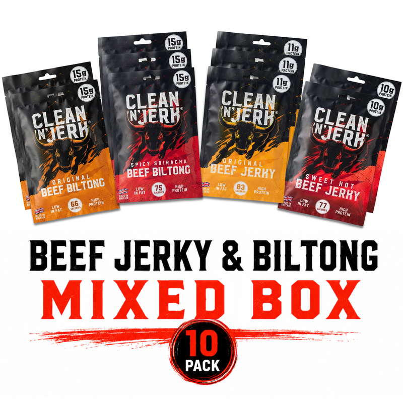 Jerky and Biltong Mixed Box - 10 Pack