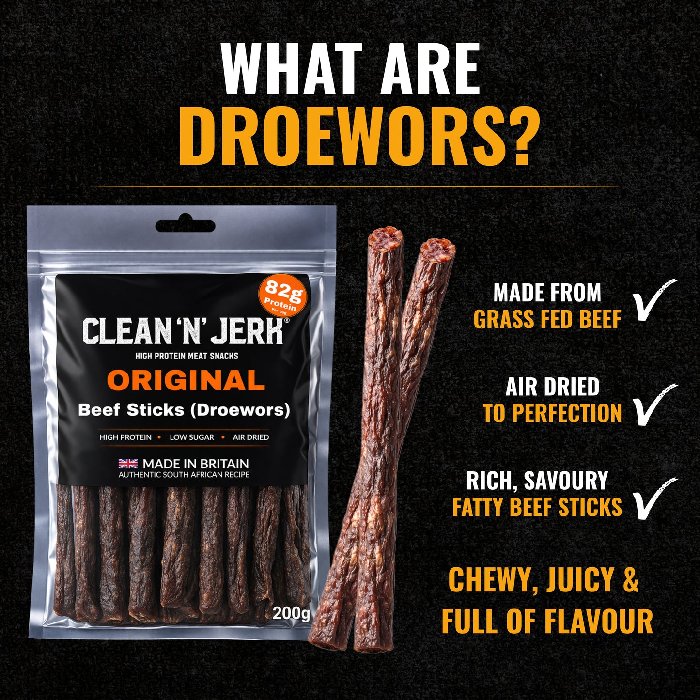 Original Droewors Beef Sticks
