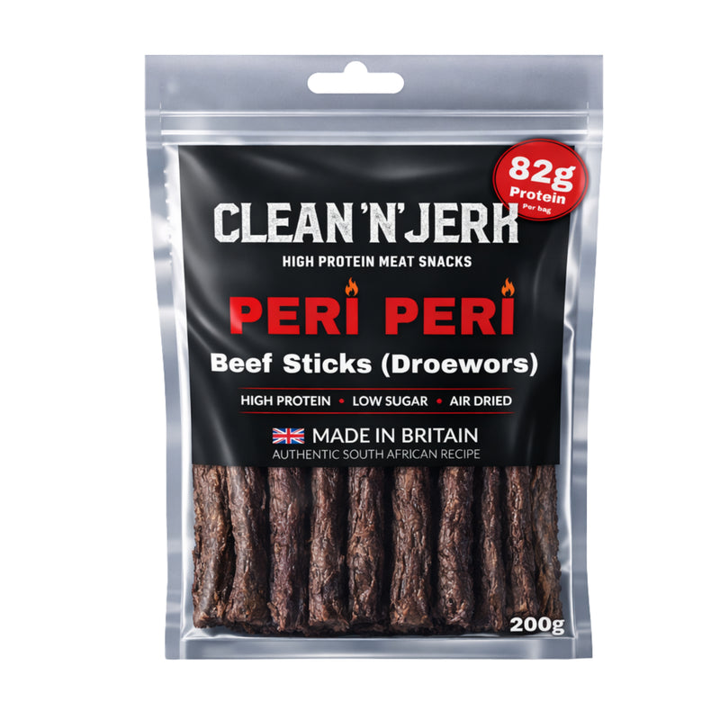 Peri Peri Droewors Beef Sticks