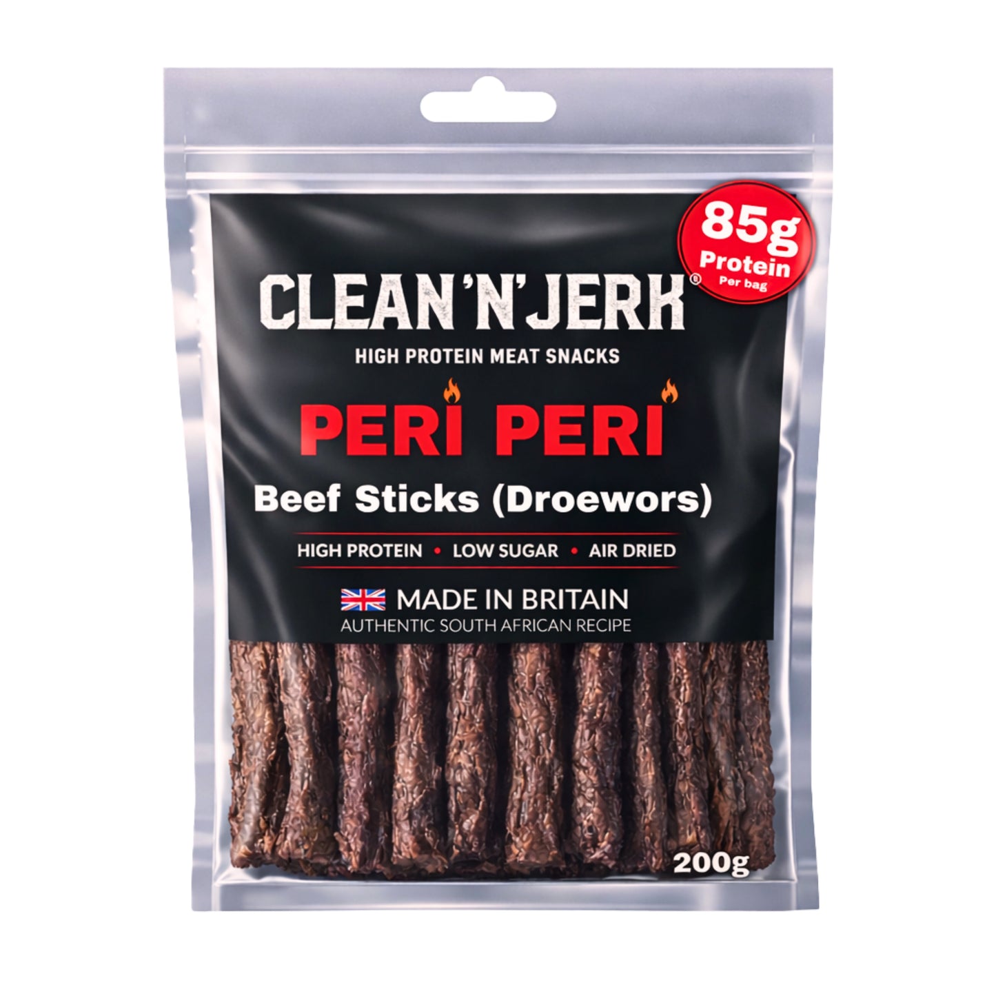 Peri Peri Droewors Beef Sticks 200g