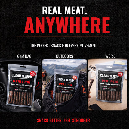 Peri Peri Droewors Beef Sticks 200g