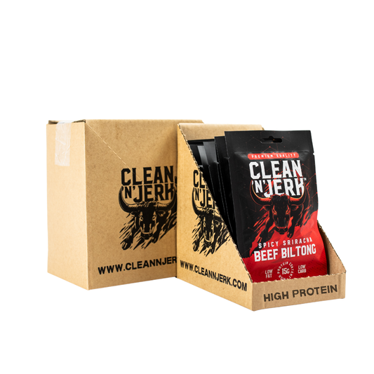 Spicy Sriracha Biltong 28g - 10 pack