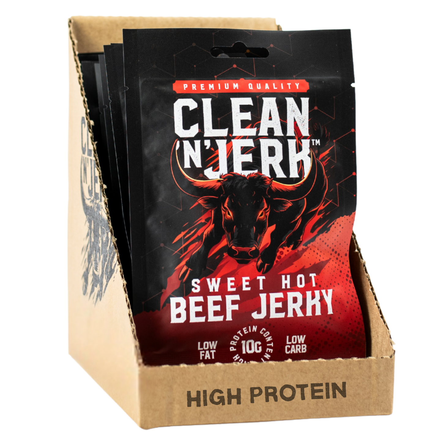 Sweet Hot Beef Jerky 28g -5 Pack