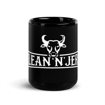 Black Glossy Mug | Glossy Global Mugs | Clean 'N' Jerk